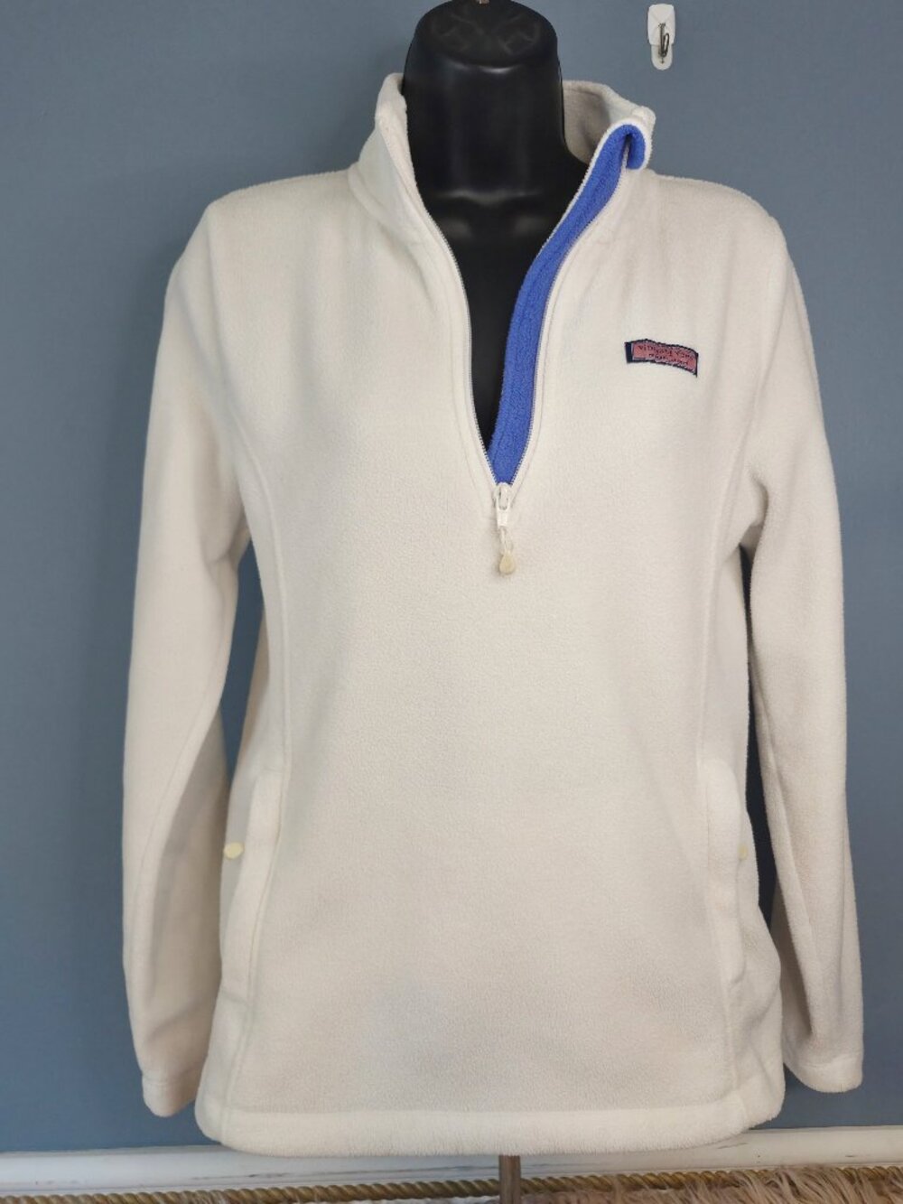 VINEYARD VINES Harbor Fleece Quarter-Zip Pullover-XS